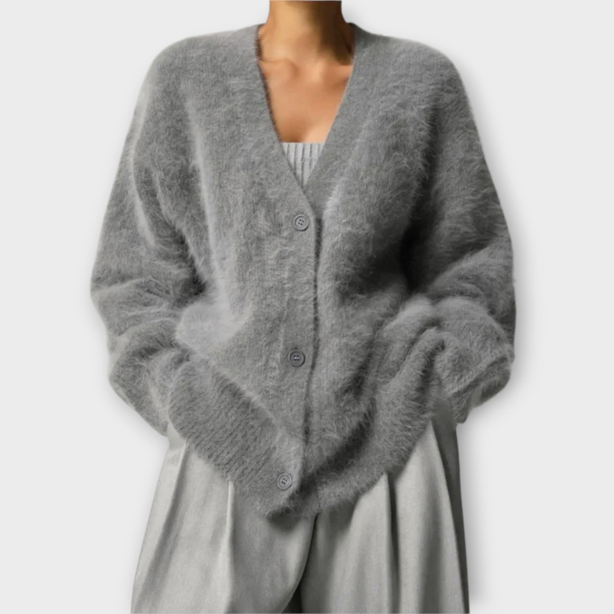 Chique Fluffy Cardigan – Zacht, Warm & Stijlvol voor Elke Gelegenheid