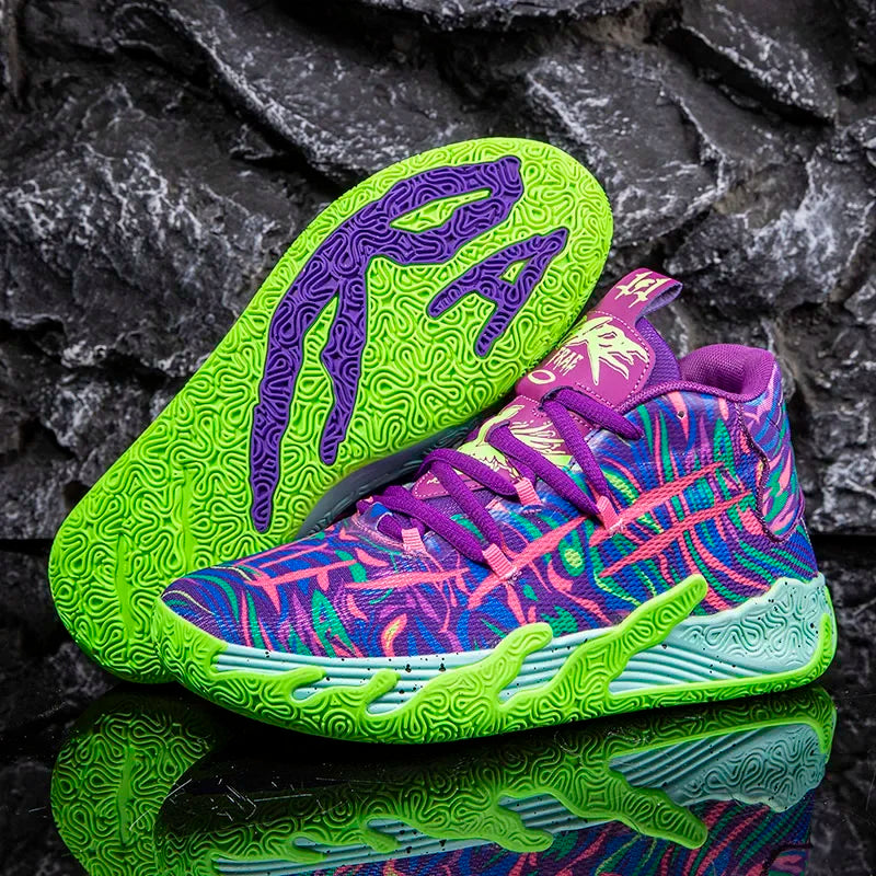 Basketbalschoen – Schokabsorberende Sportschoen met Ademend Gaas & Stijlvol Design