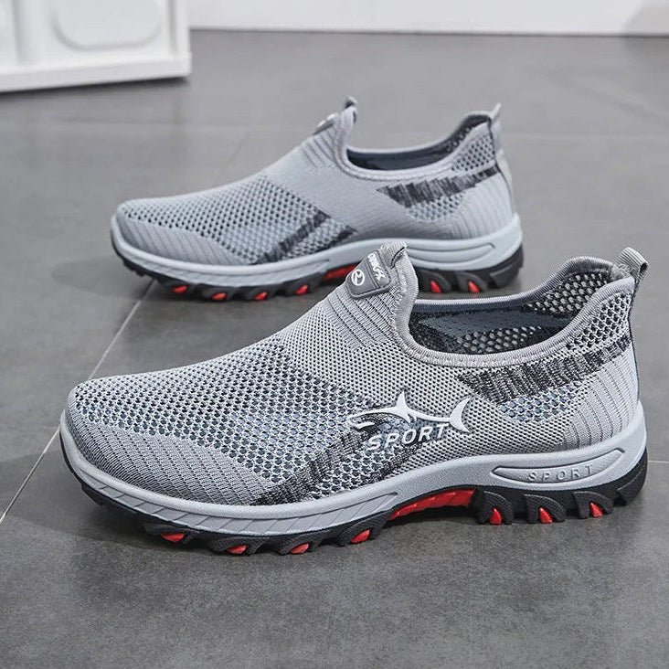 Sport Sneakers Heren – Lichtgewicht Slip-On, Ademend & Comfortabel