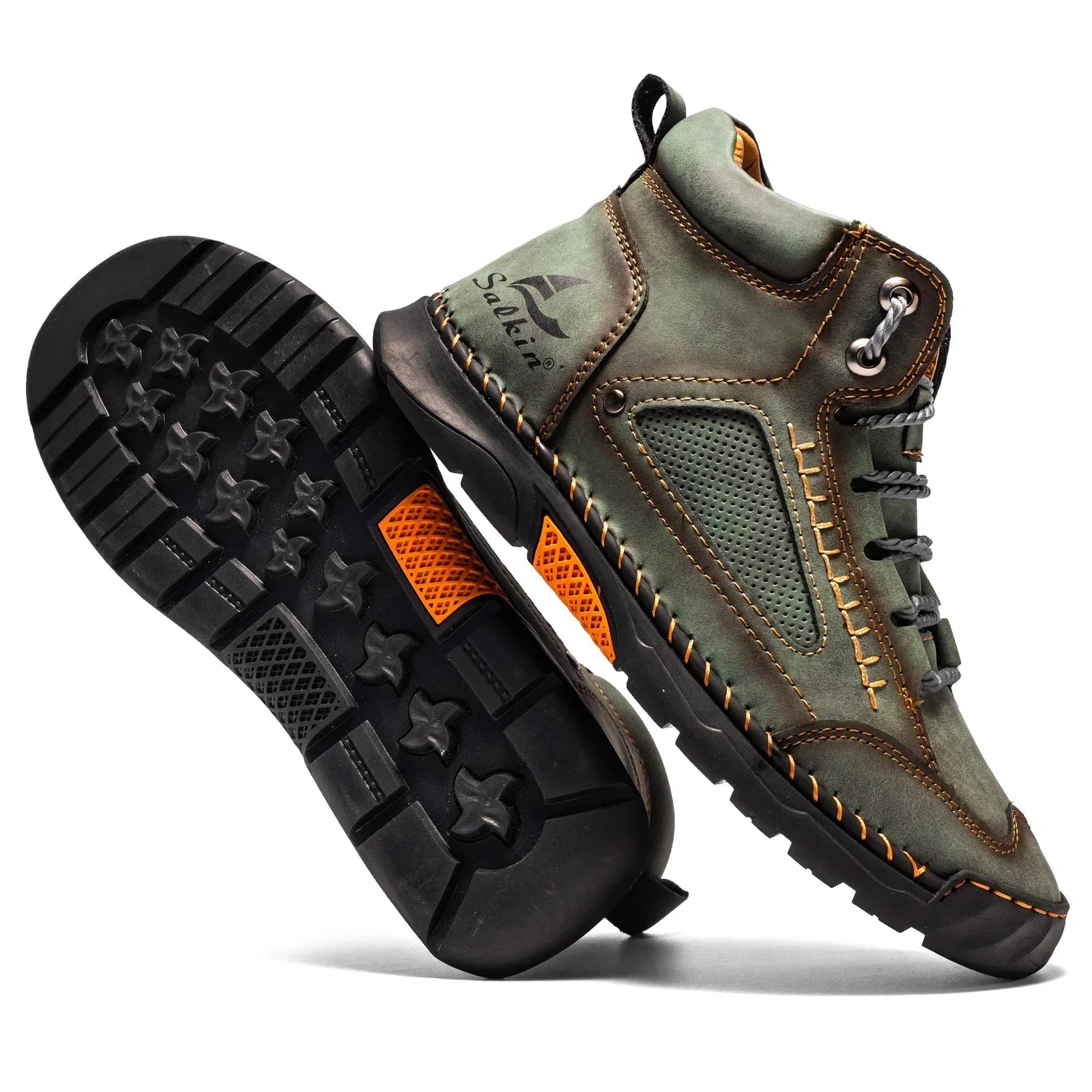 Hoge Top Schoenen – Premium Leer, Waterdicht en Ademend voor Ultiem Comfort
