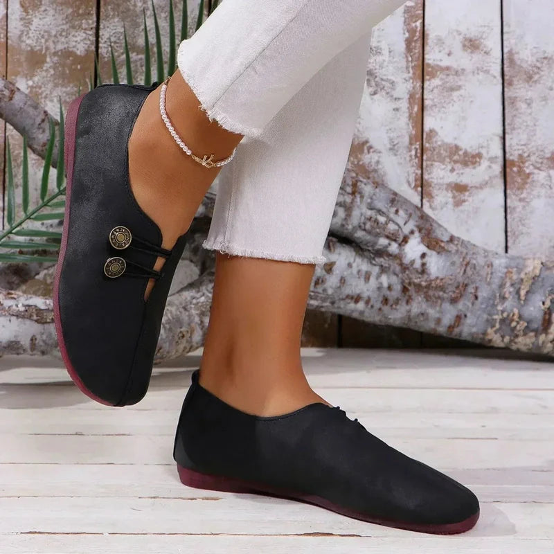 Zachte Suède Orthopedische Damesloafers – Stijlvol & Comfortabel