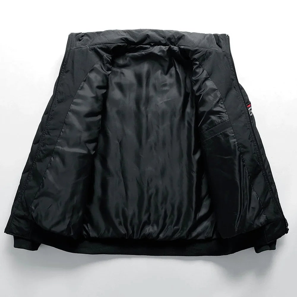 Polar Guard Jas – Warme Gewatteerde Winterjas met Slim Fit & Beschermende Kraag