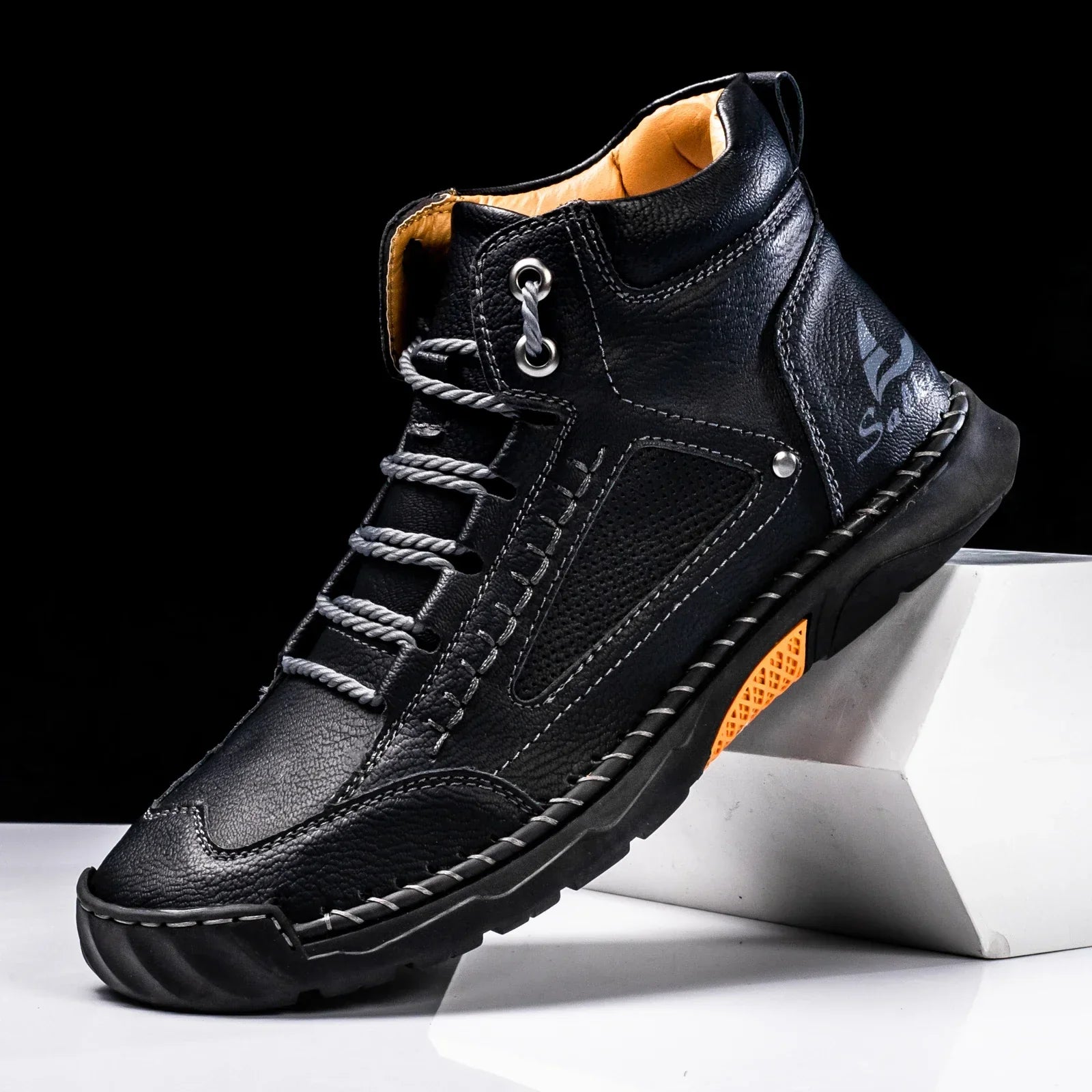 Hoge Top Schoenen – Premium Leer, Waterdicht en Ademend voor Ultiem Comfort