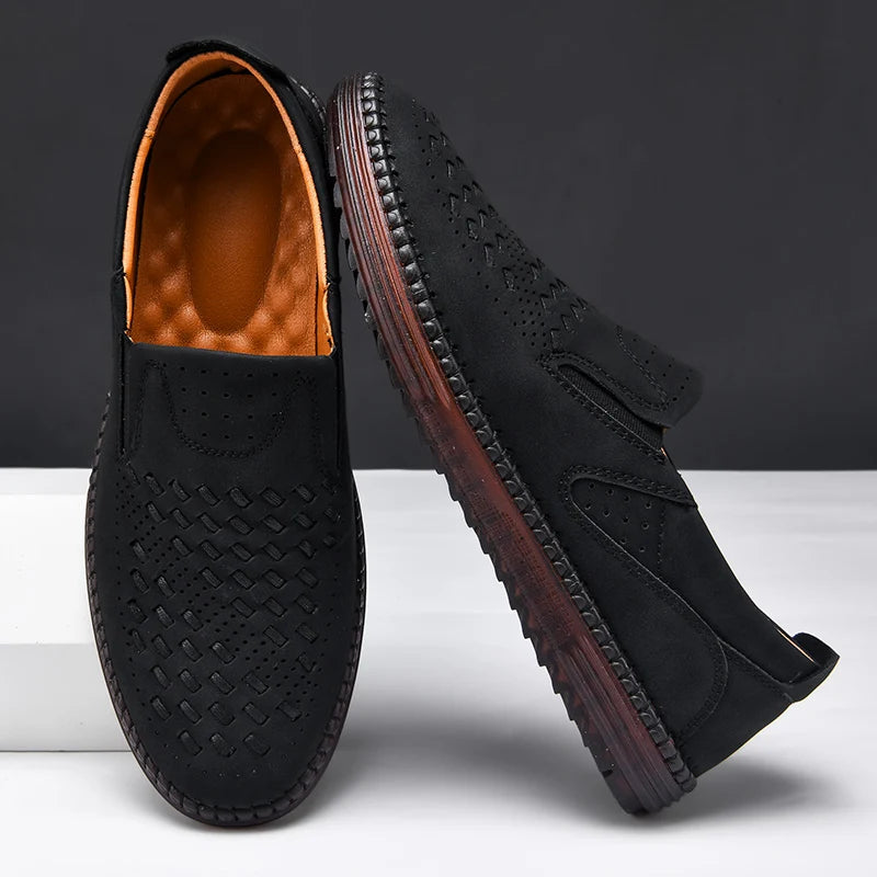 Genuine Leather Loafer – Klassieke en Comfortabele Herenschoen van Echt Leer