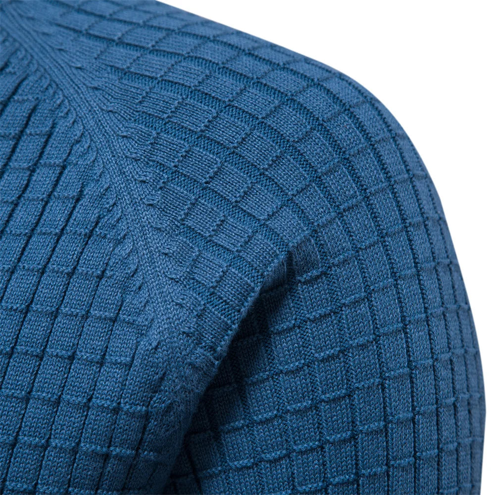 Heren Pullover van Katoen met Patroon – Comfortabel, Slim Fit & Veelzijdig