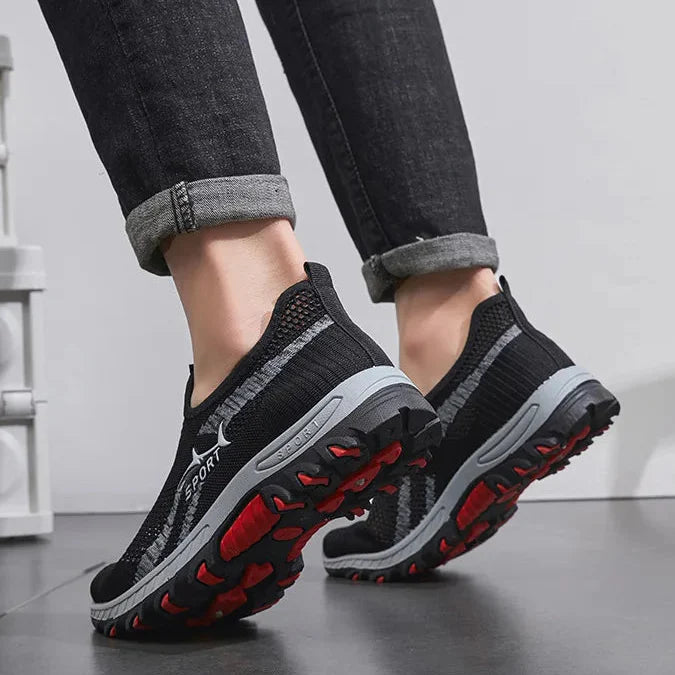 Sport Sneakers Heren – Lichtgewicht Slip-On, Ademend & Comfortabel
