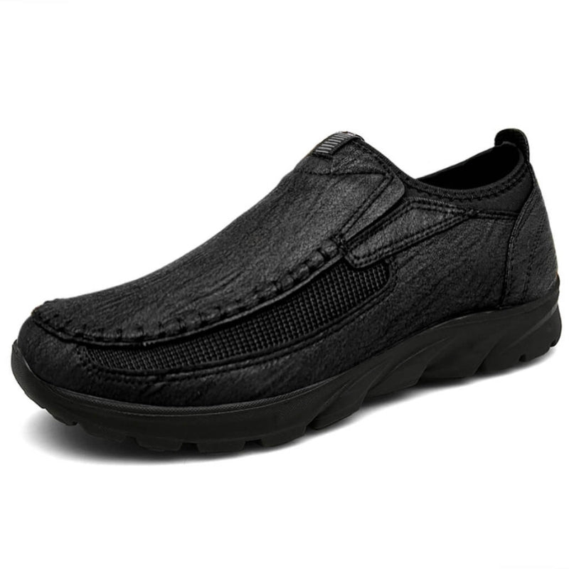 Comfortabele Slipper Mokassin Geurremmend Slip-On Zwart – Ademende & Stijlvolle Instappers voor Dagelijks Comfort
