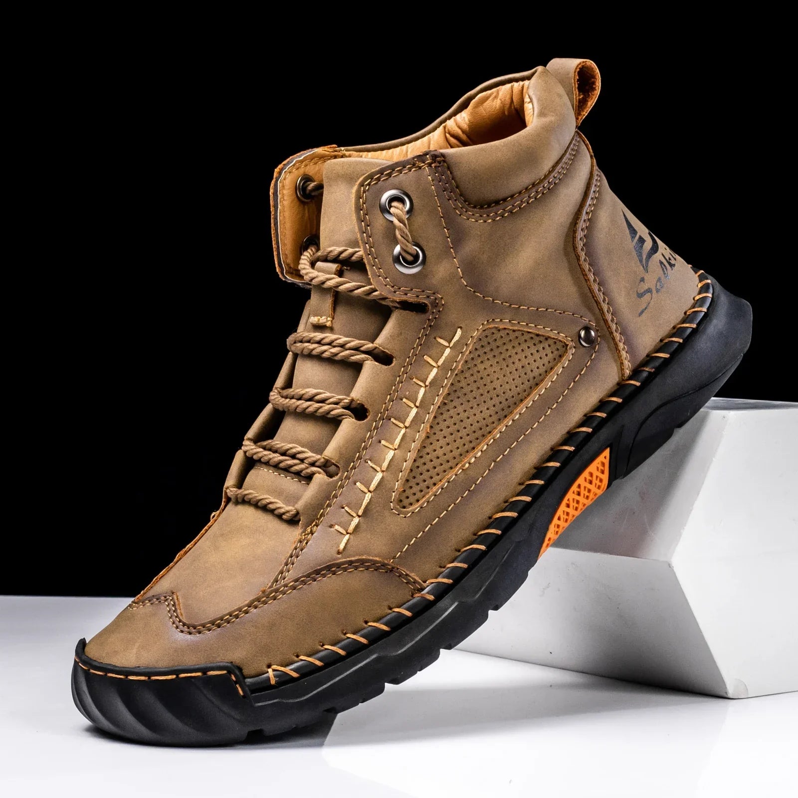 Hoge Top Schoenen – Premium Leer, Waterdicht en Ademend voor Ultiem Comfort