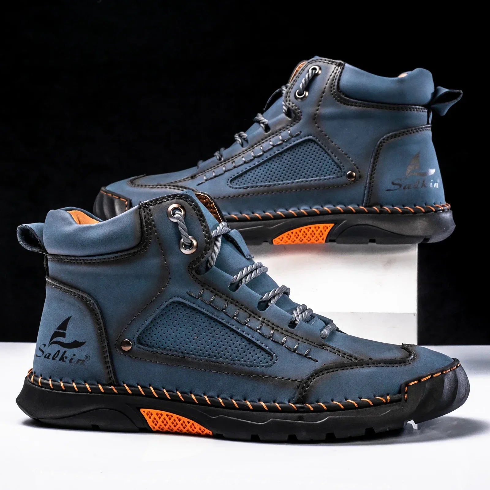 Hoge Top Schoenen – Premium Leer, Waterdicht en Ademend voor Ultiem Comfort