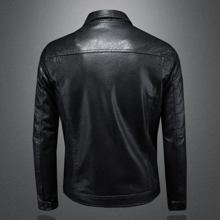 Rider Leren Jack – Stoer Motorjack van Premium Leer met Luxe Afwerking