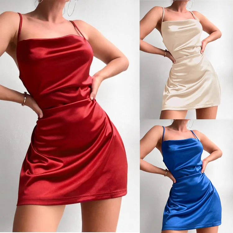 Party Jurk Dames - Y2K Mini A-Lijn Avondjurk Streetwear