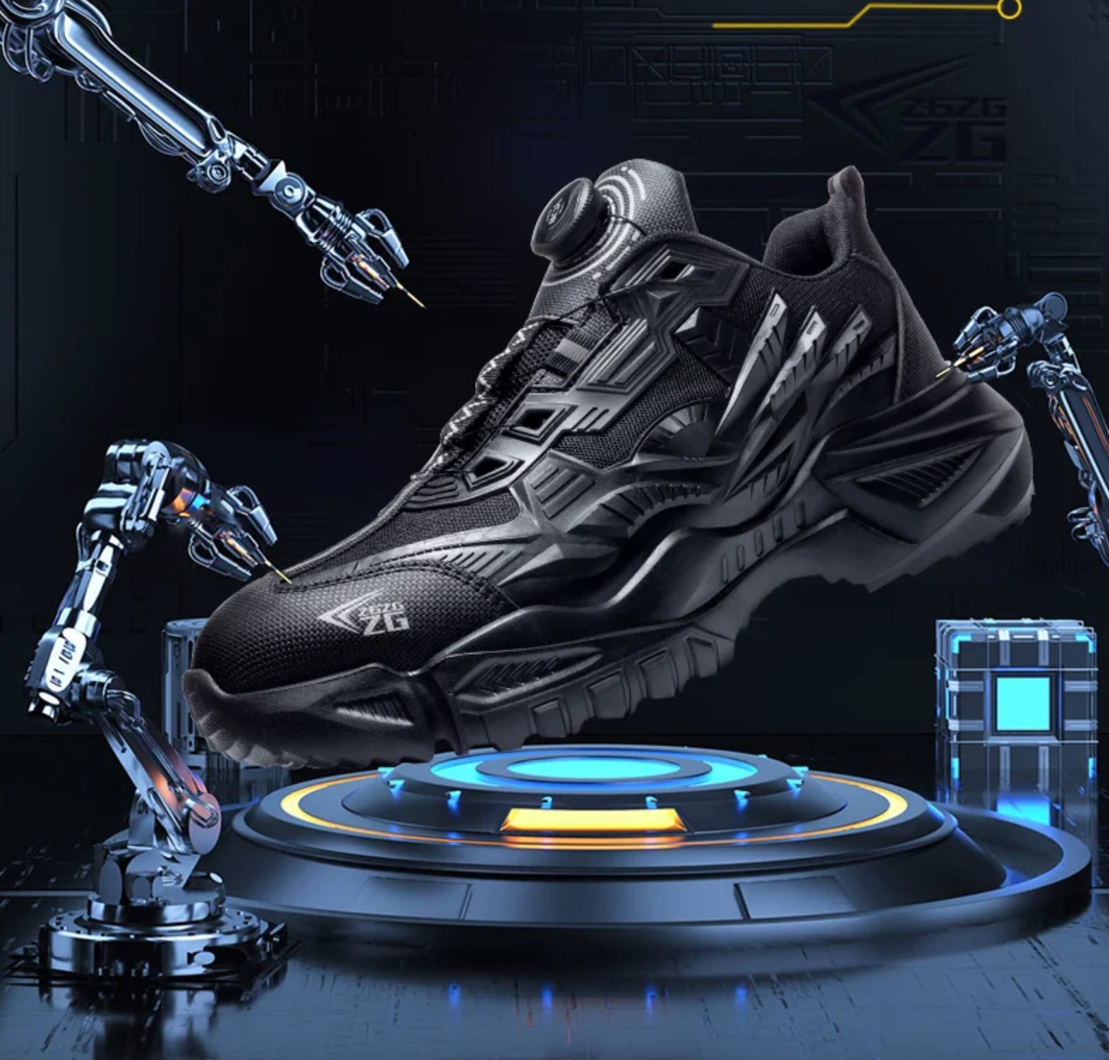 Ademend Werkschoenen voor Heren – Kevlar Zool, Stalen Neus, Comfort voor de Hele Dag