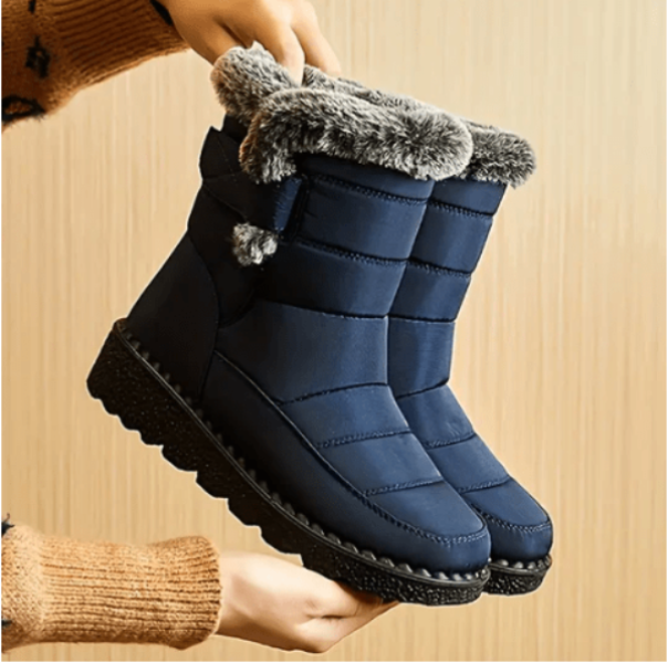 Waterdichte Dames Winterlaarzen – Warme & Antislip Winterschoenen