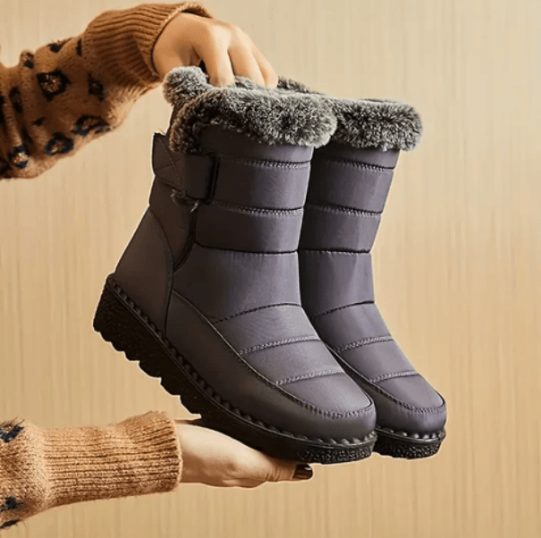 Waterdichte Dames Winterlaarzen – Warme & Antislip Winterschoenen
