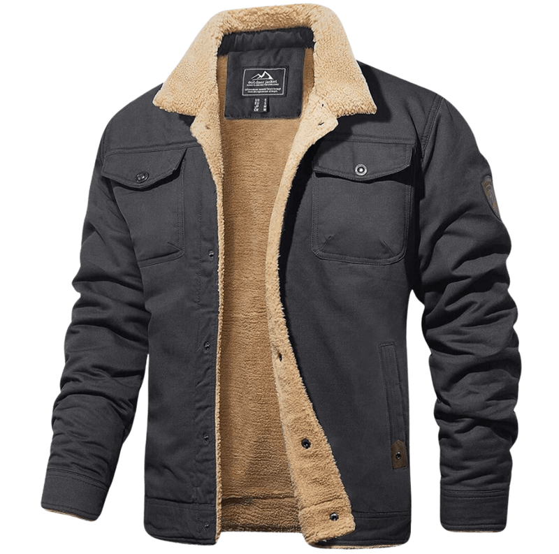 Fleece Bomberjack Heren – Warme & Sportieve Jas voor de Herfst en Winter