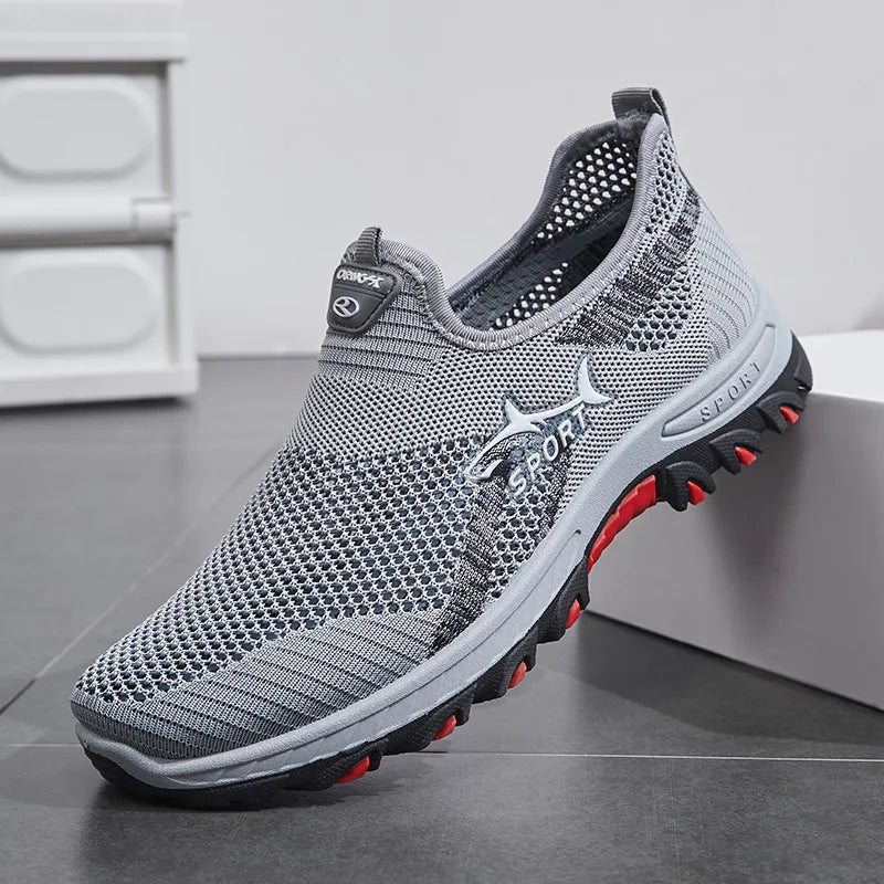 Sport Sneakers Heren – Lichtgewicht Slip-On, Ademend & Comfortabel