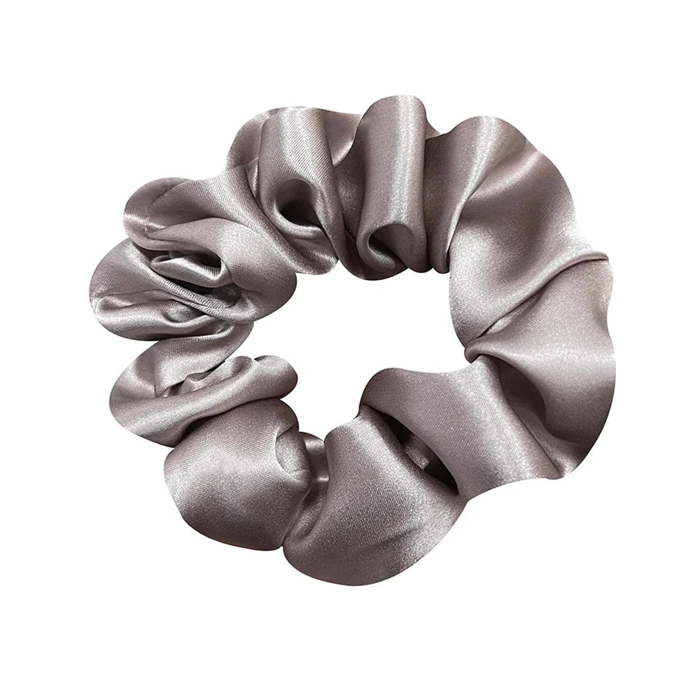 Zijde Haar Scrunchie met Zilverionen Bescherming – Zacht, Antibacterieel en Haarsafe