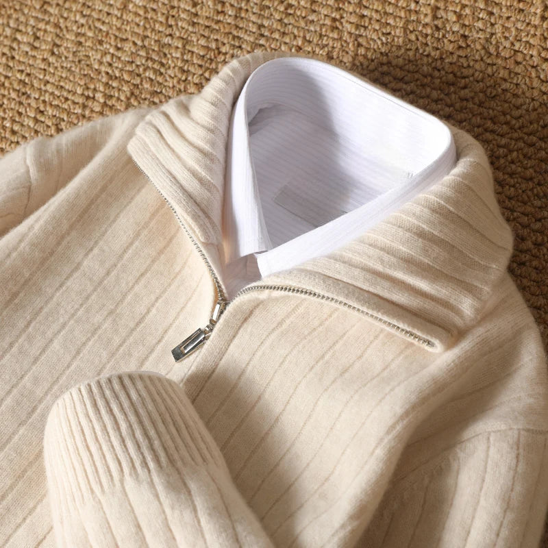 Luxe Heren Cashmere Trui – Zachte Kasjmier & Merino Wol Sweater