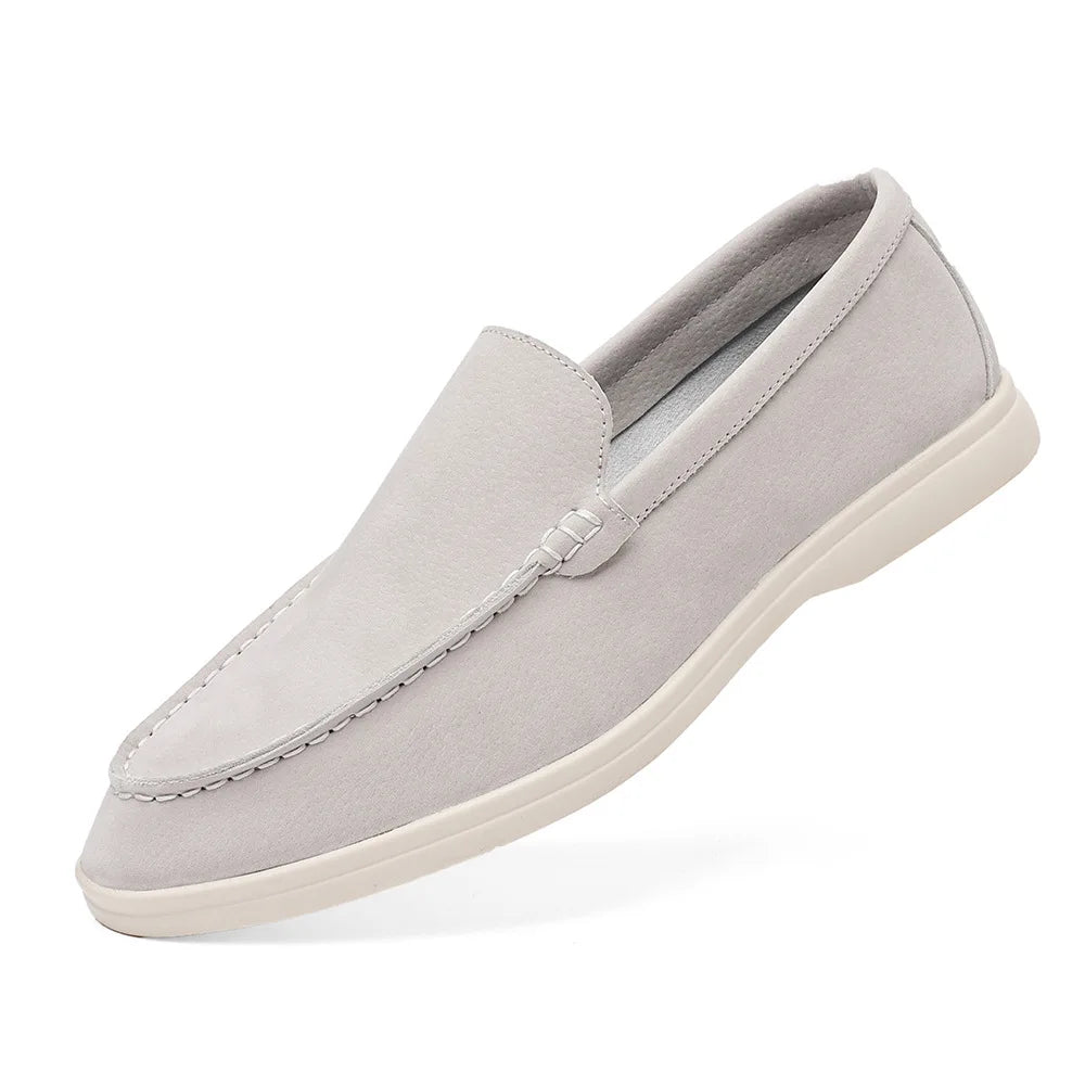 Klassieke Formele Schoenen voor Mannen – Suède Leren Instappers voor Bruiloft en Feest