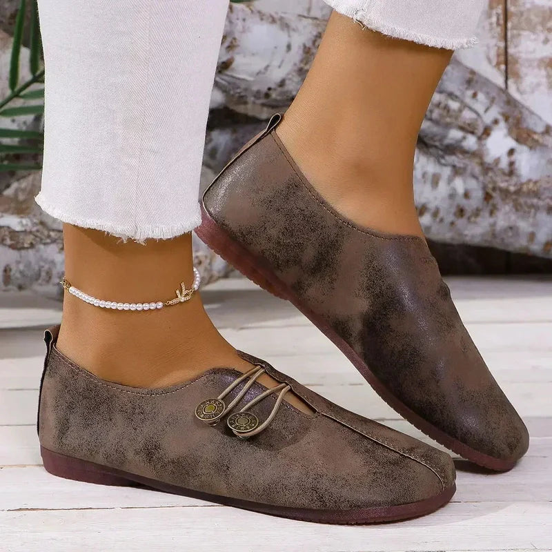 Zachte Suède Orthopedische Damesloafers – Stijlvol & Comfortabel