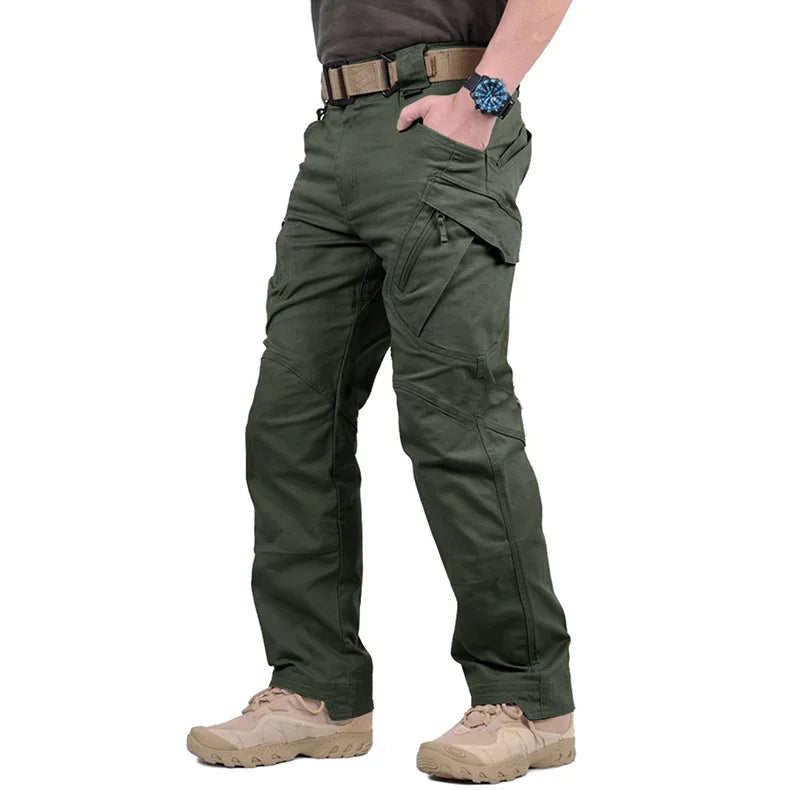 Tactische Heren Cargo Broek – Outdoor Broek met Meerdere Zakken voor Wandelen, Hardlopen en Avontuur