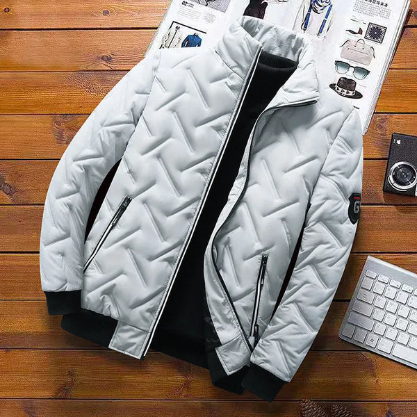 Elegante Gewatteerde Jas – Warme Dames & Heren Winterjas met Tijdloos Design