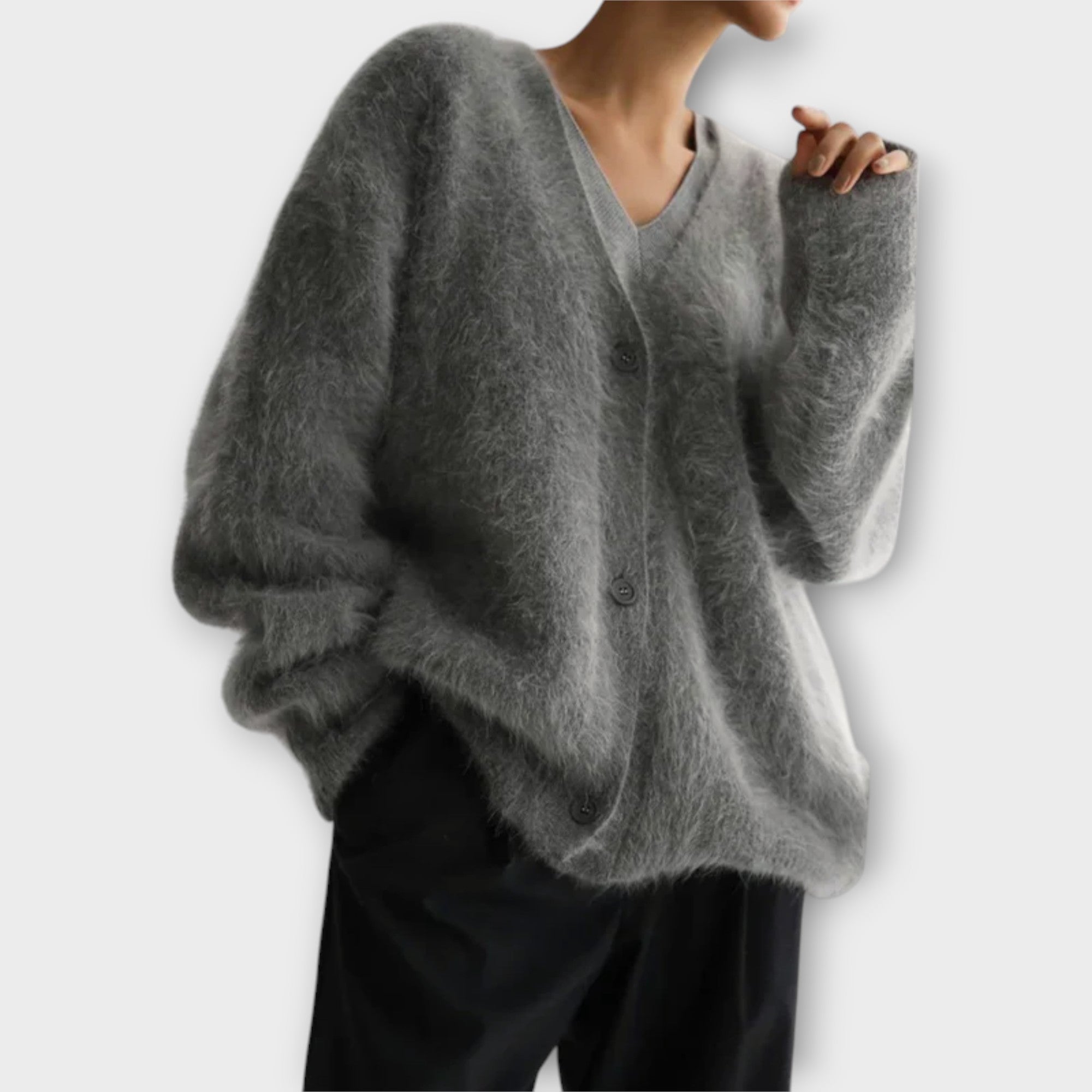 Chique Fluffy Cardigan – Zacht, Warm & Stijlvol voor Elke Gelegenheid