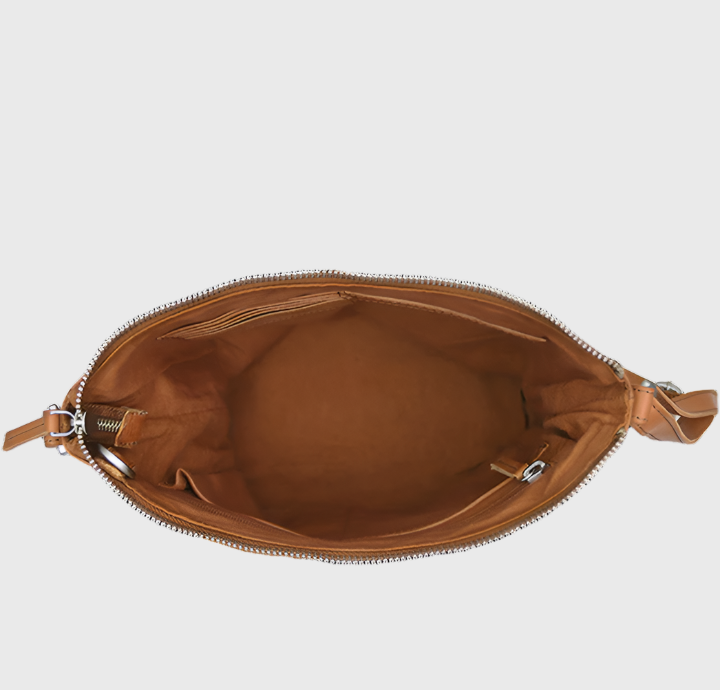 Leren Schoudertas van Topkwaliteit – Slanke, Compacte Crossbody voor Dagelijks Gebruik