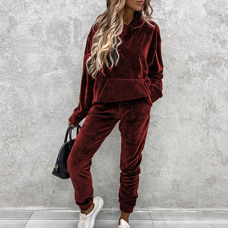 Dames Sweatshirt en Broek Set – Comfortabel & Stijlvol Tweedelig Loungewear Set voor Elke Dag