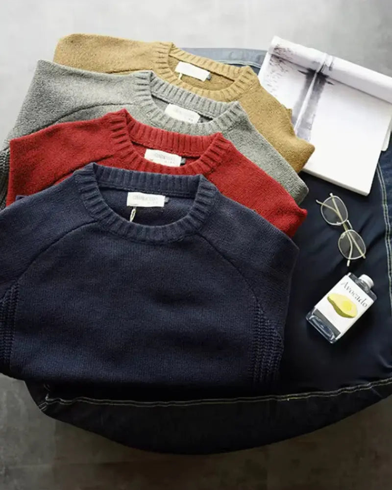 Wollen Haven Sweater – Premium Wol-Katoenmix voor Comfort en Stijl