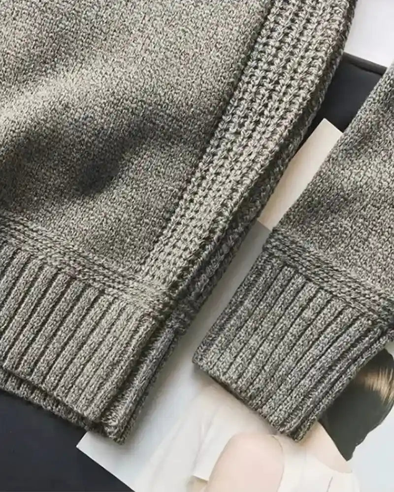 Wollen Haven Sweater – Premium Wol-Katoenmix voor Comfort en Stijl