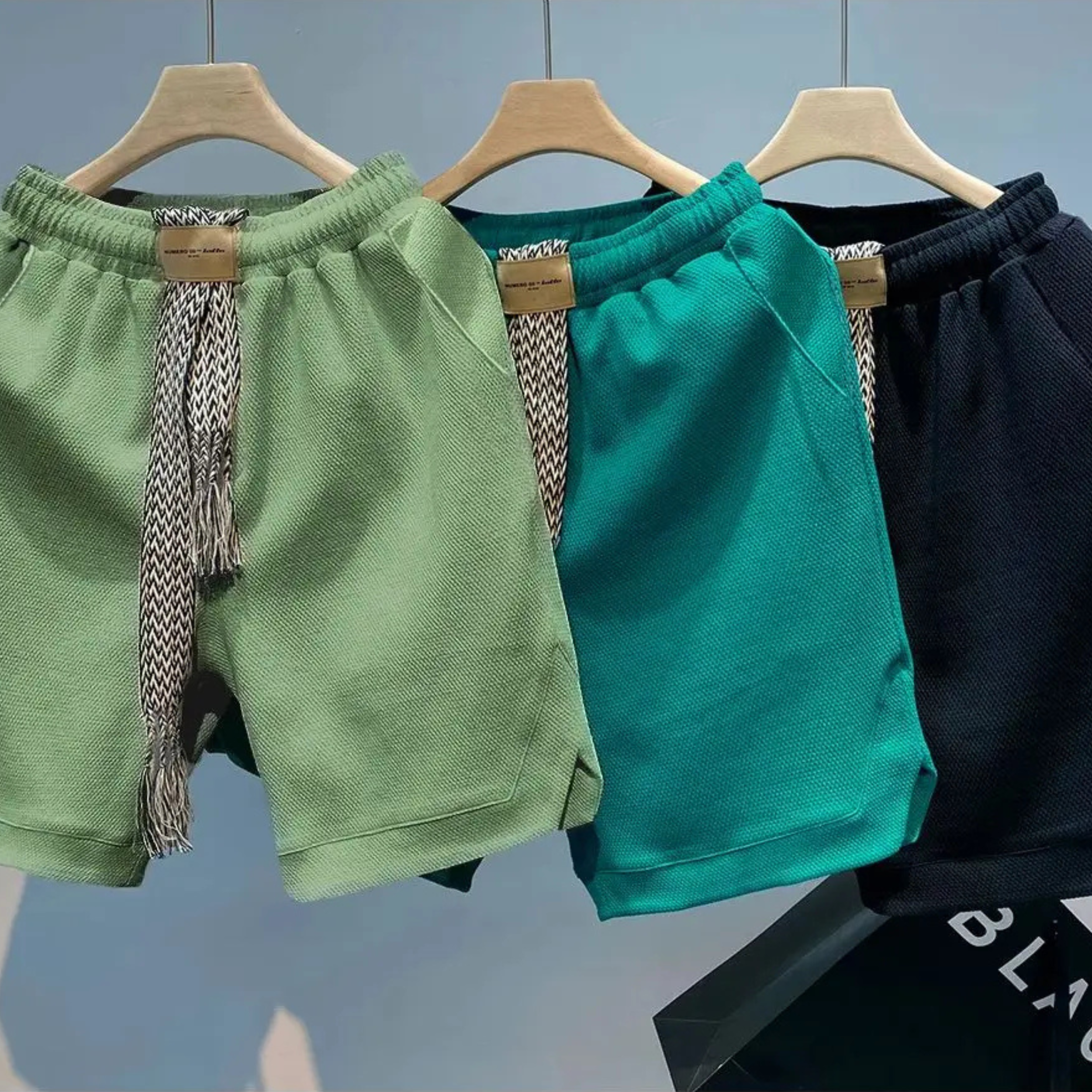 Waffle Knit Short voor Heren – Comfortabele Katoenen Shorts met Structuur & Relaxed Fit