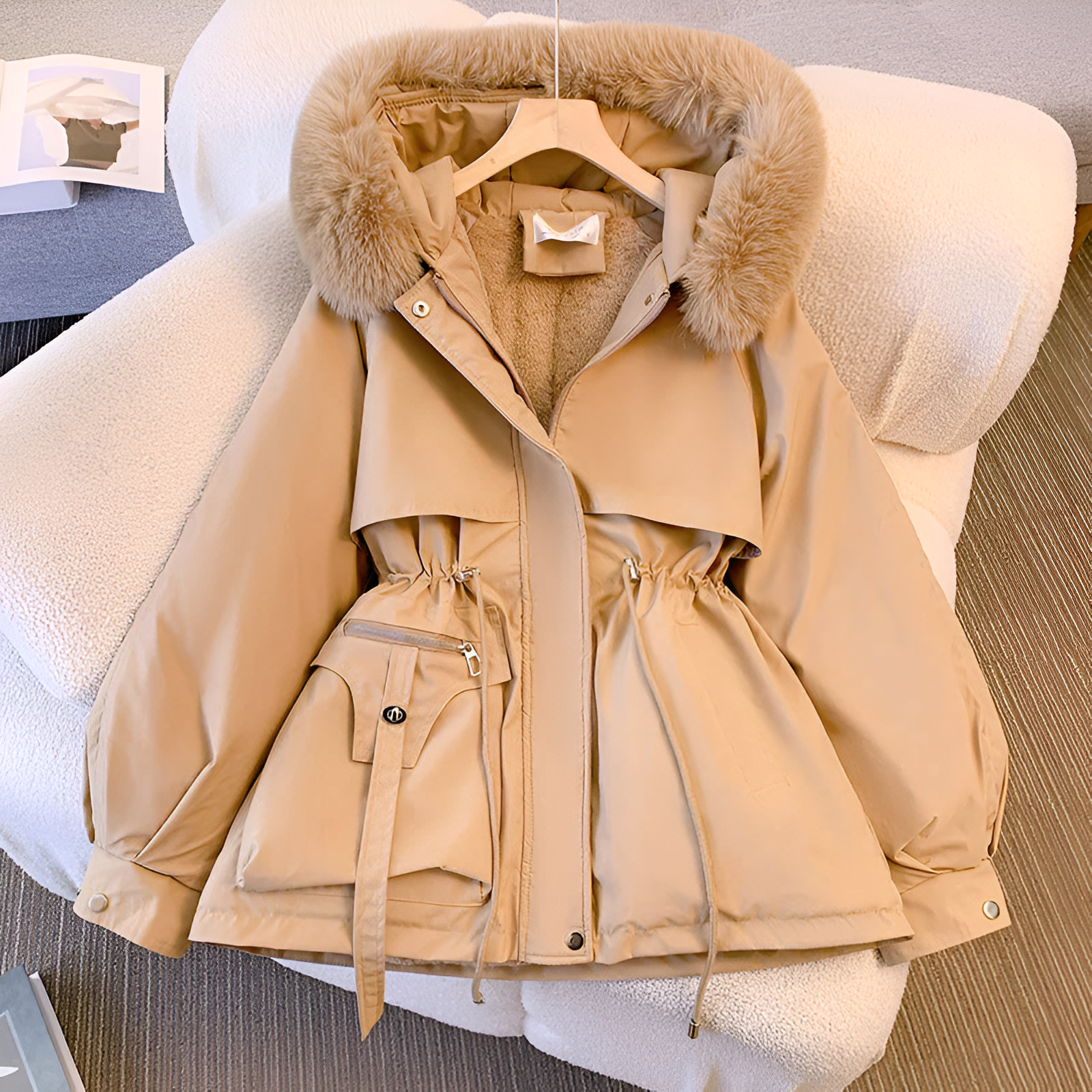 Elegante Winterjas – Stijlvolle, Warme & Waterafstotende Damesjas voor Winterse Dagen