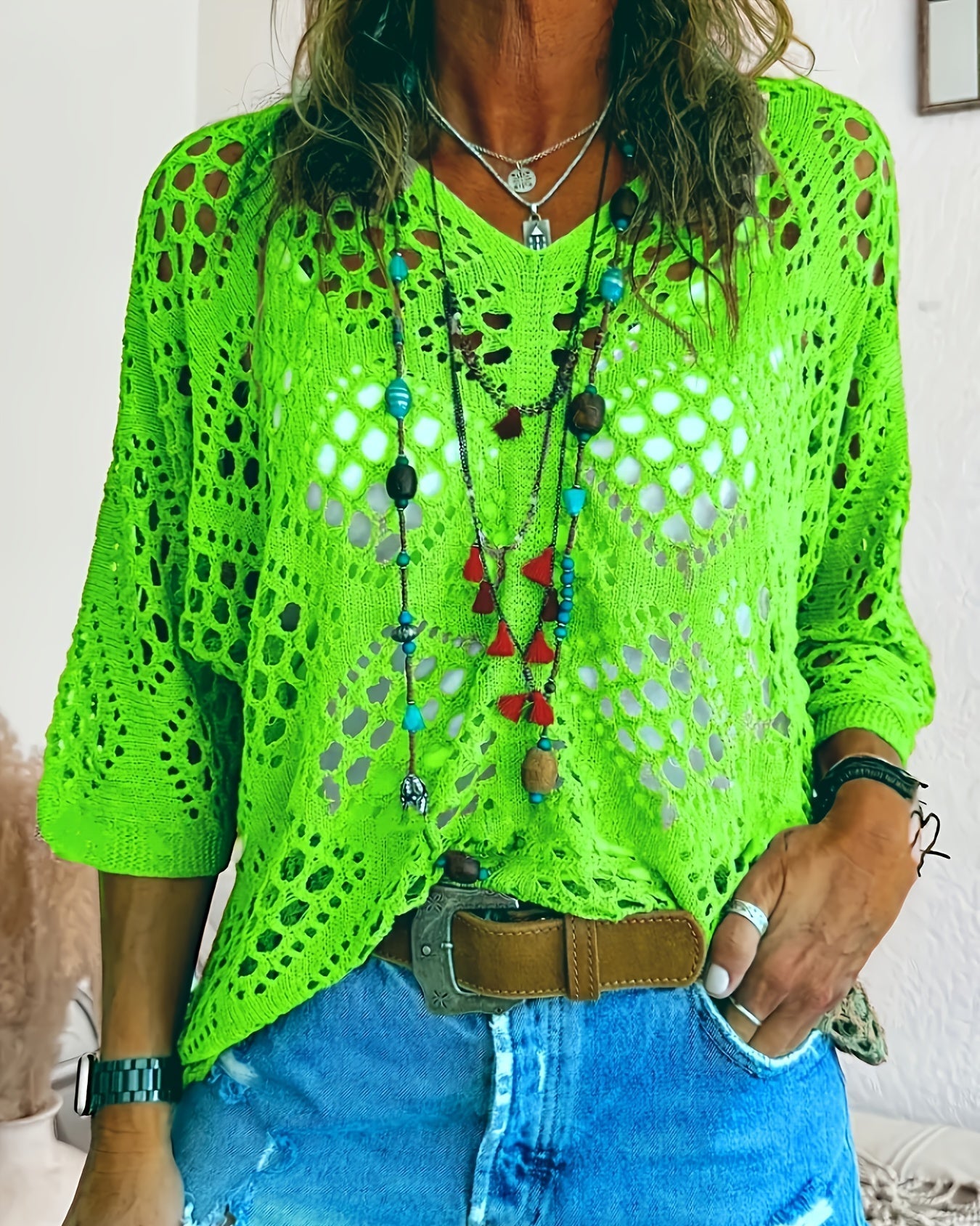 Diamond Mesh Dreams Top