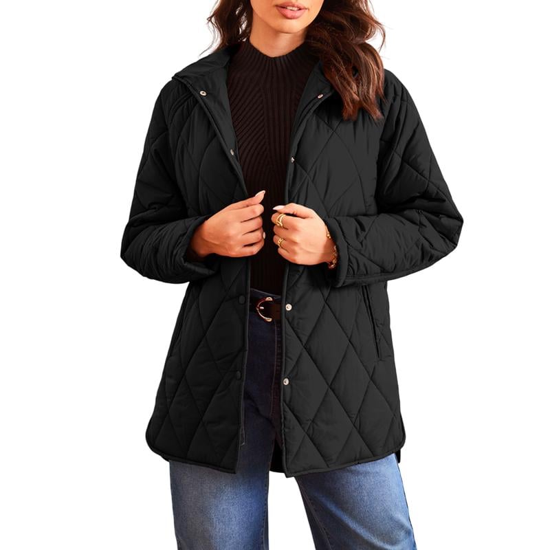 Dames Winter Puffer Jas – Oversized en Lichtgewicht Gewatteerde Jas