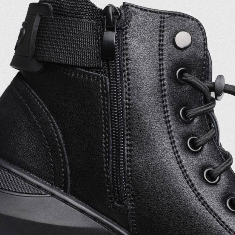 Comfortabele Leren Enkelboots voor Heren – Ademend, Schokdempend & Stijlvol