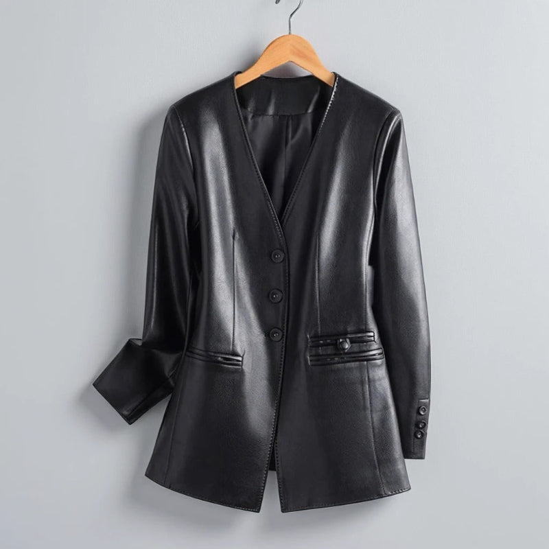 Leren Jas – Stijlvolle, Tijdloze en Edgy Damesjas van Hoogwaardig Leer