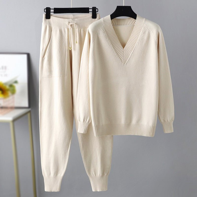 Comfort Two Piece Set – Stijlvolle & Warme Dames Set met Trui en Broek