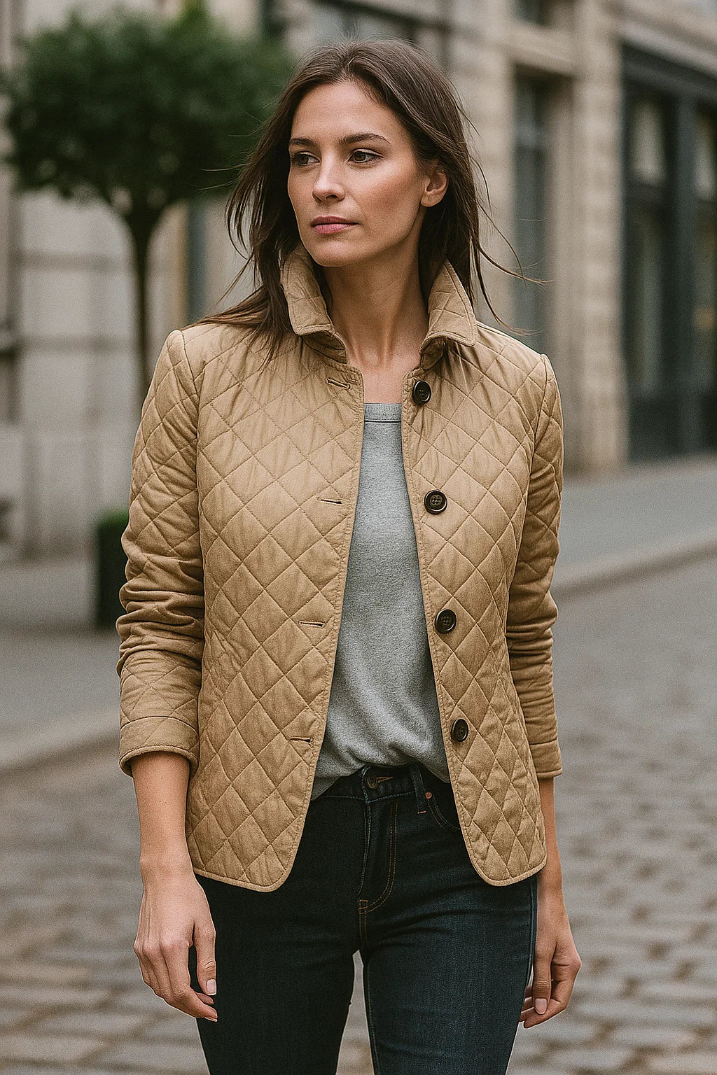 Elegante Zijden Damesjas – Lichtgewicht, Tijdloos & Comfortabel