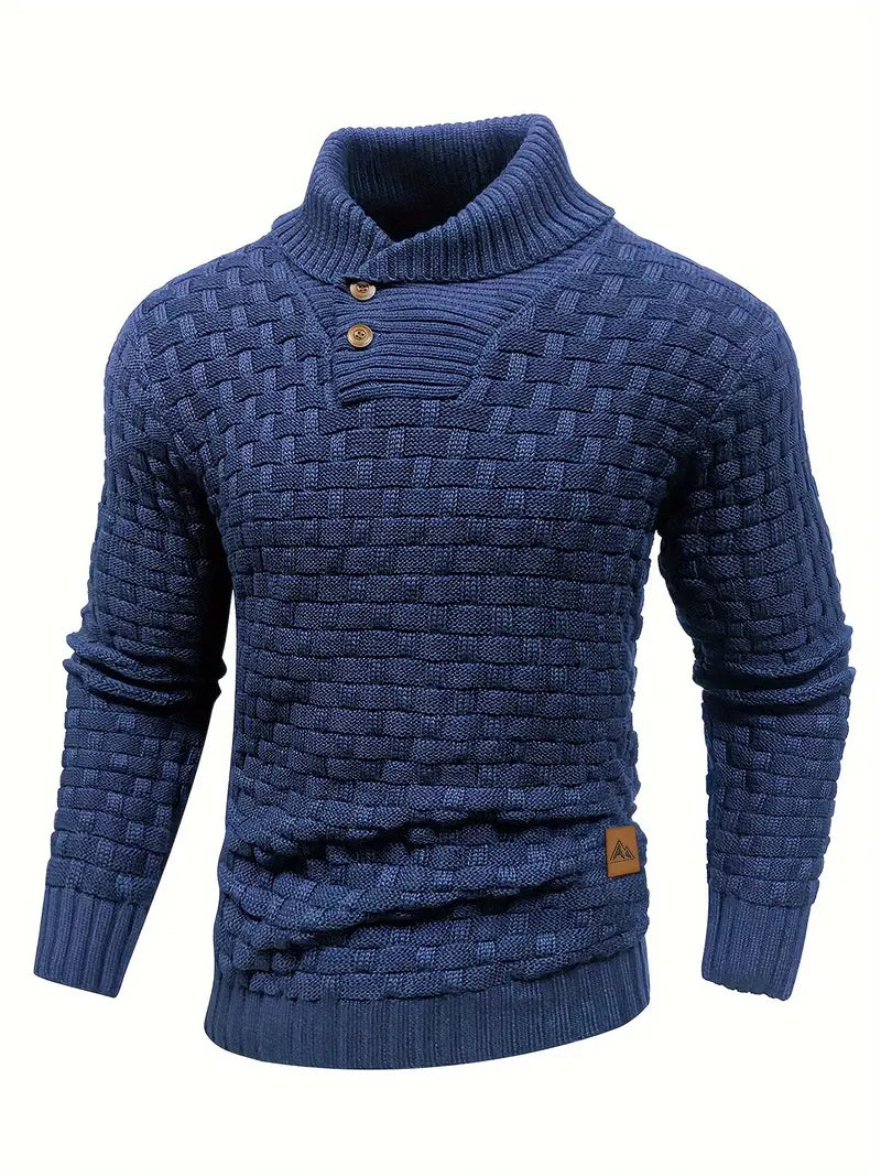 Elegante Herentrui – Comfortabele Strickpullover met Stijlvolle Pasvorm