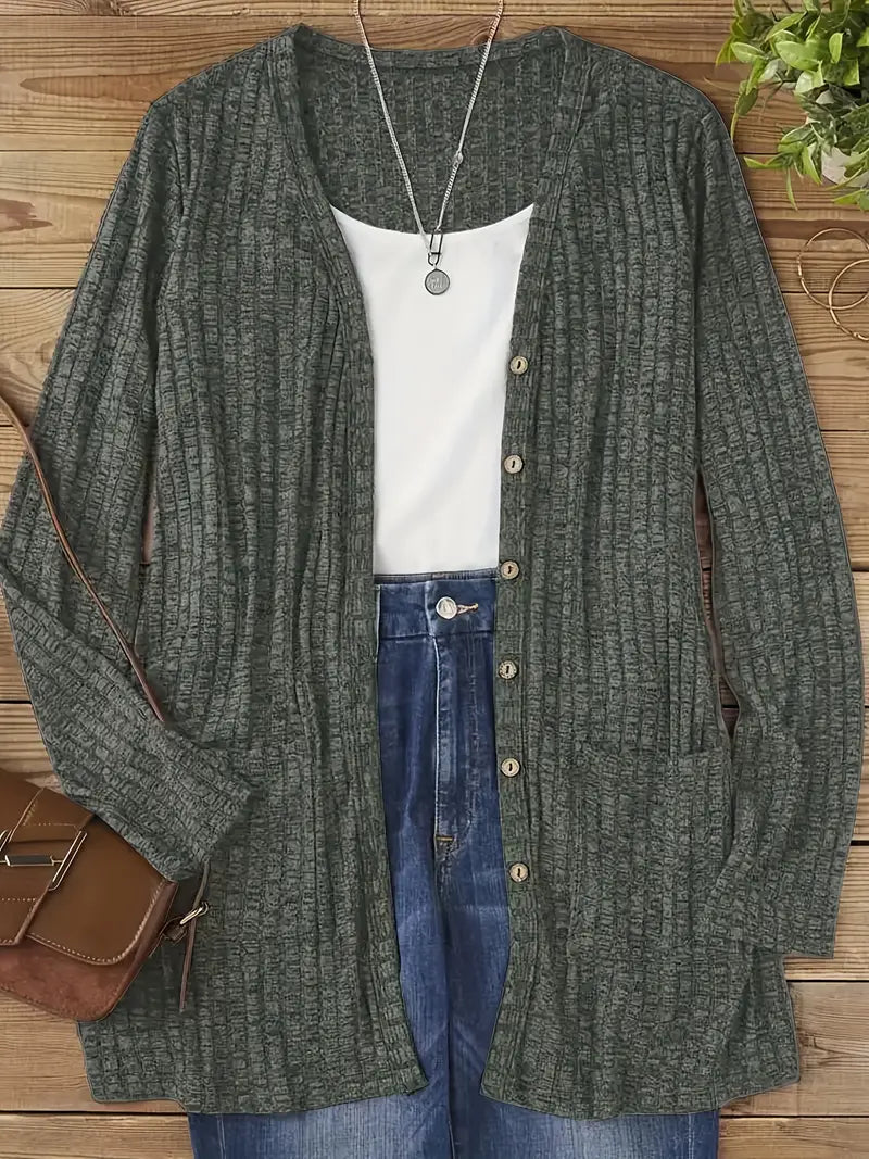 Langsleeve Cardigan – Comfortabele & Stijlvolle Damesvesten met Lange Mouwen