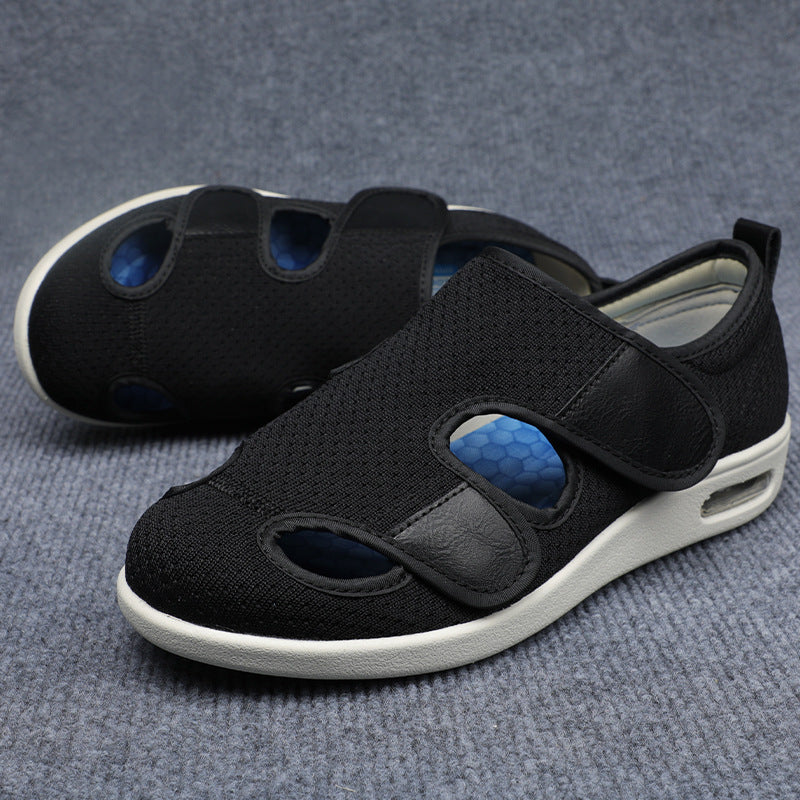 Comfortabele pasvorm - Brede diabetische schoenen voor gezwollen voeten