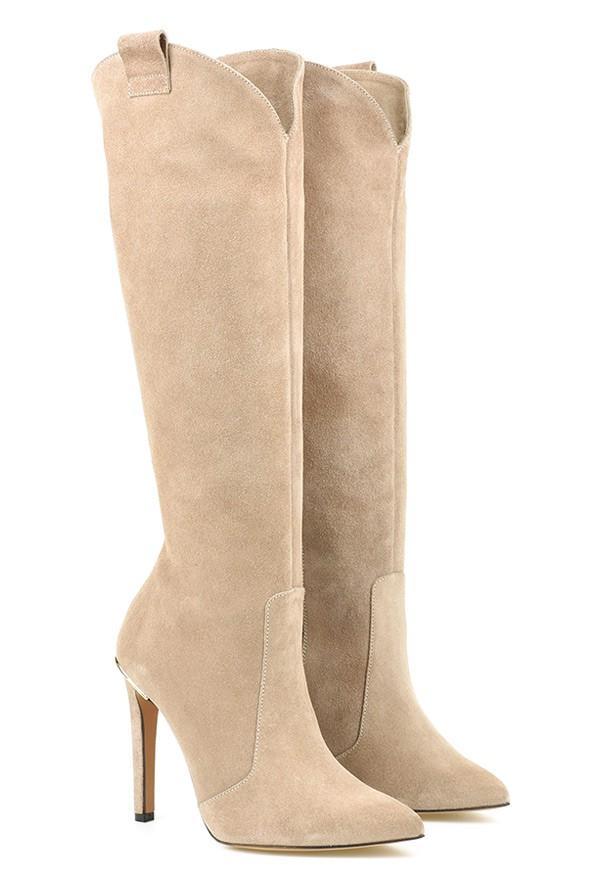 Hoge Hak En Zijrits Boots – Elegante Dameslaarzen met Comfort en Stijl