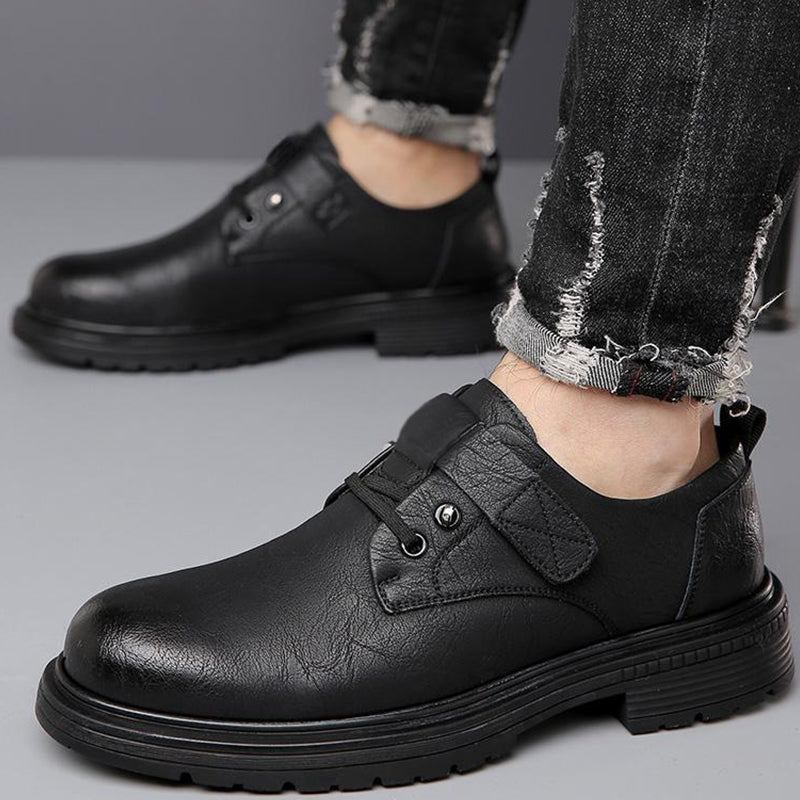 Retro Heren Schoenen van PU-leer – Comfortabele & Stijlvolle Softroshese