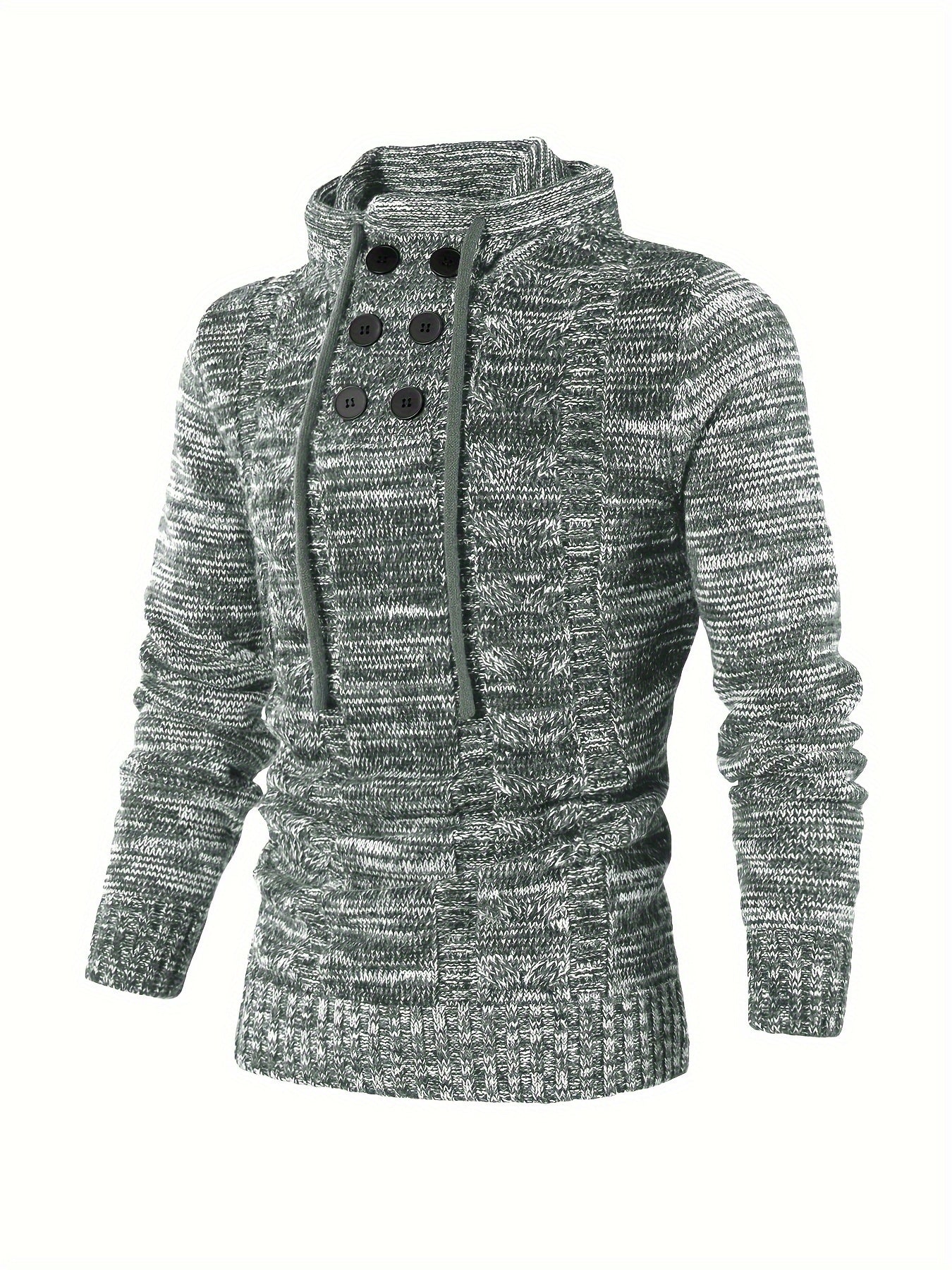 Casual Gebreide Hoodie met Lange Mouwen – Comfortabele en Stijlvolle Trui voor Dagelijks Gebruik