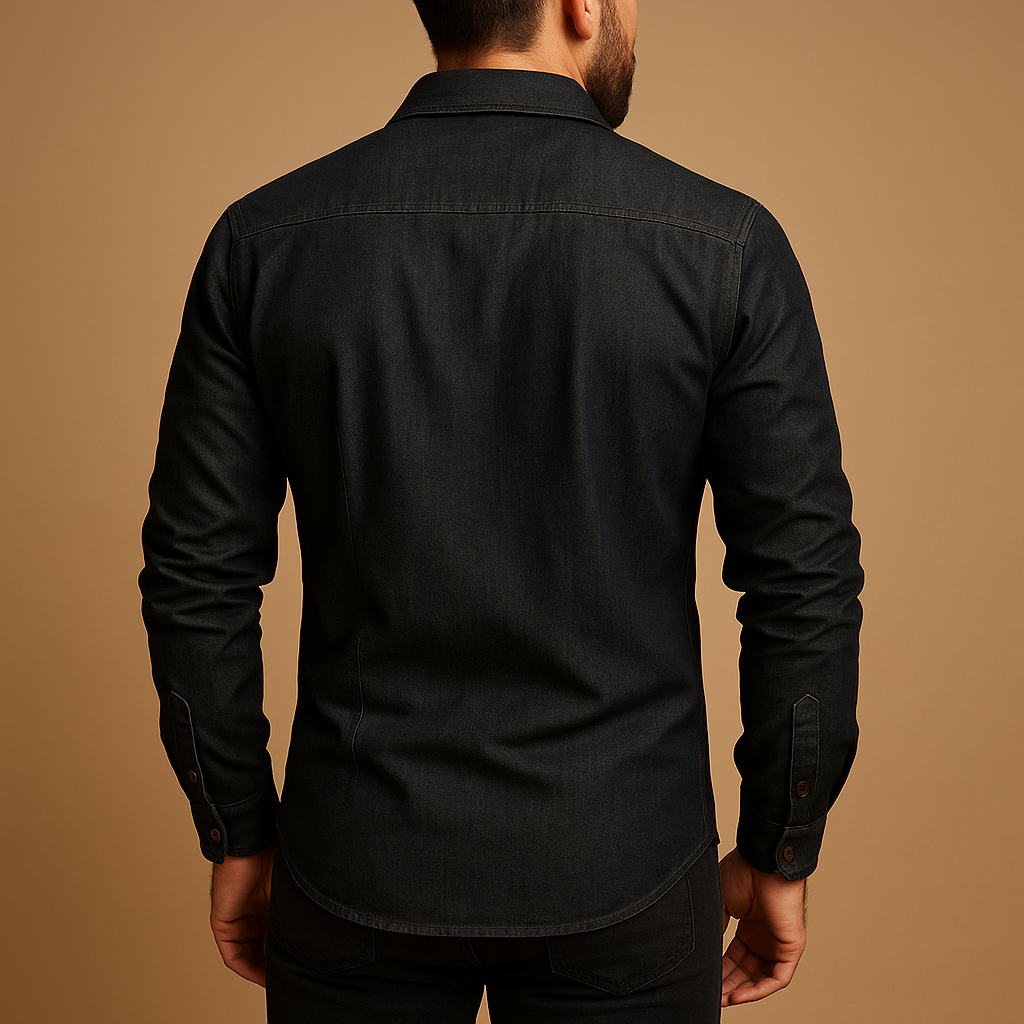Casual Katoenen Shirt met Lange Mouwen voor Heren – Ademend en Stijlvol voor Zomerse Dagen