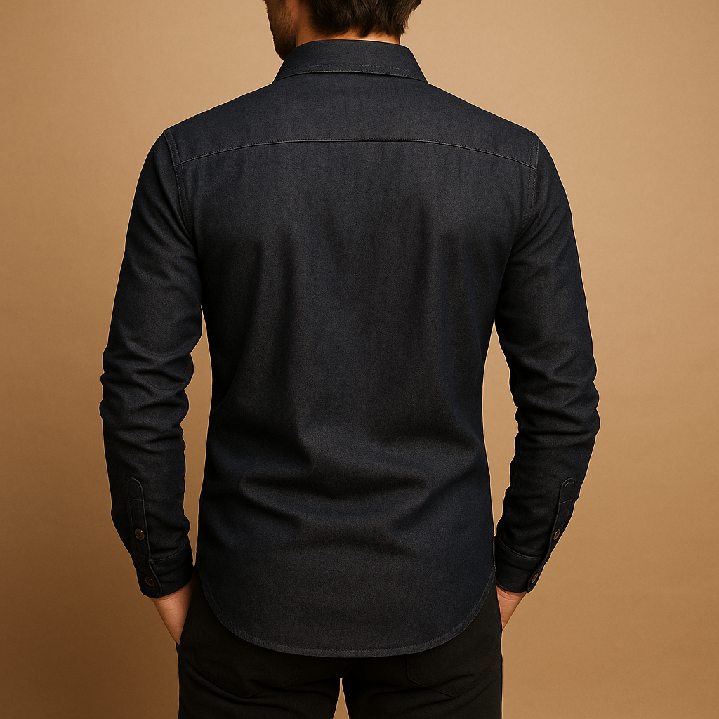 Casual Katoenen Shirt met Lange Mouwen voor Heren – Ademend en Stijlvol voor Zomerse Dagen