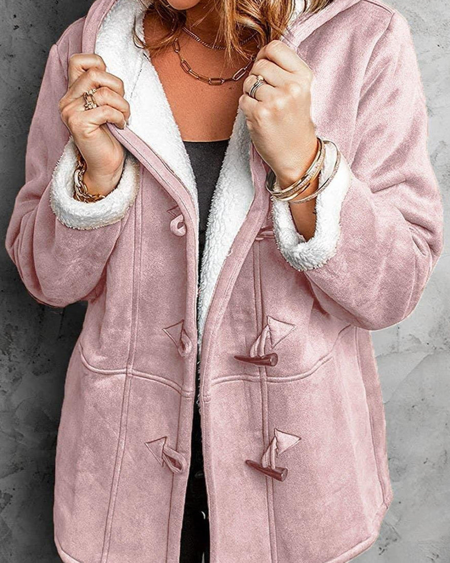 Warme en Zachte Winterjas – Comfortabele Dames Jas met Voering, Capuchon & Elegante Pasvorm
