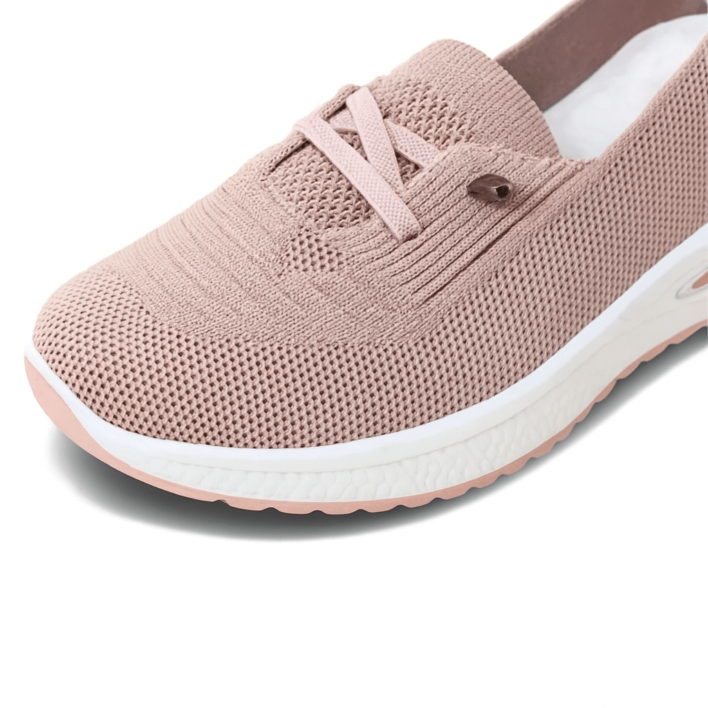 Dames Lichtgewicht Comfortschoenen – Ademend Instap Wandelsneakers met Voetboogondersteuning
