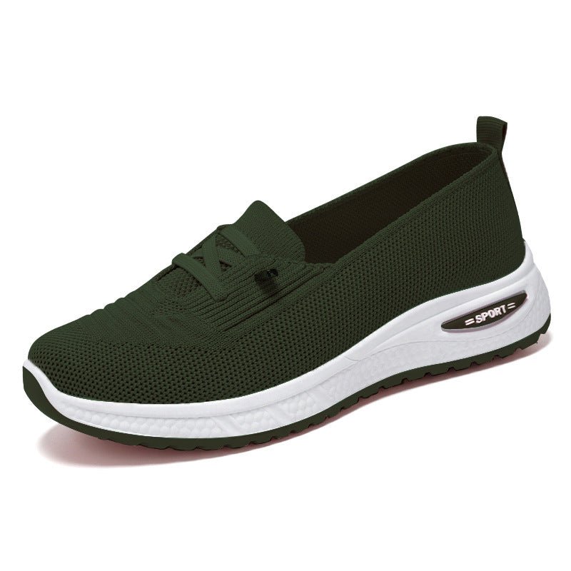 Dames Lichtgewicht Comfortschoenen – Ademend Instap Wandelsneakers met Voetboogondersteuning